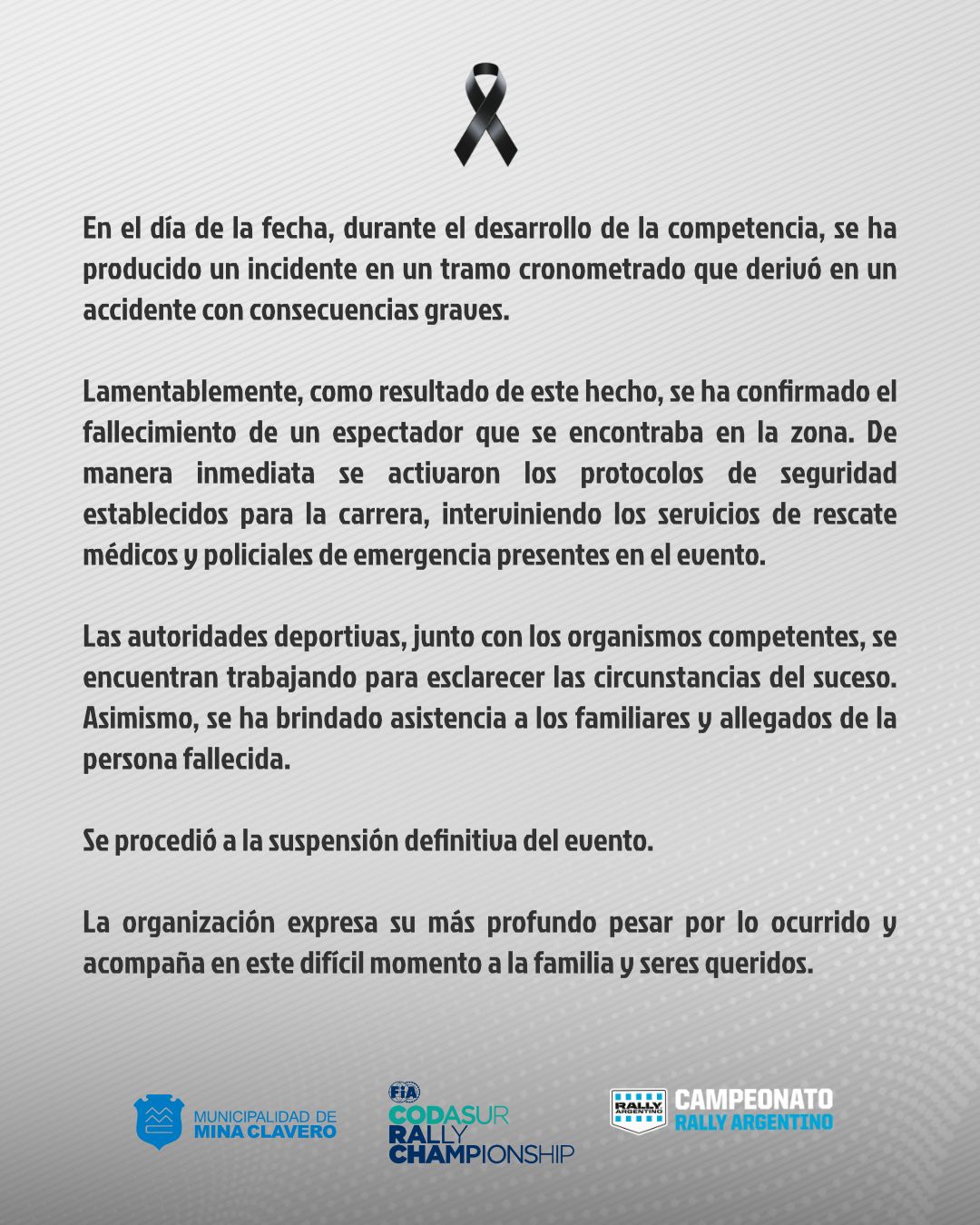 Comunicado oficial